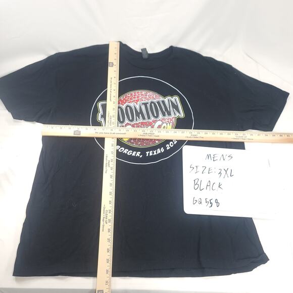 Boom Town Comic Con Crew Neck Short Sleeve Graphic T Shirt Mens Size 3XL Black - Picture 4 of 8